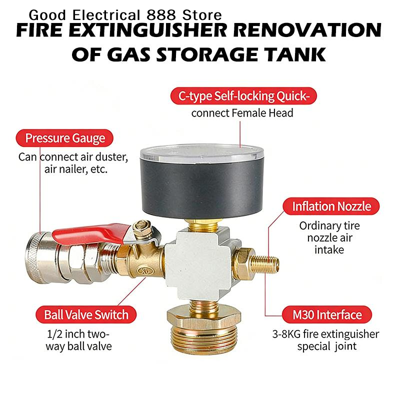Adaptor Tekanan Tangki Udara K - Fire Extinguisher Small ulasan dan harga