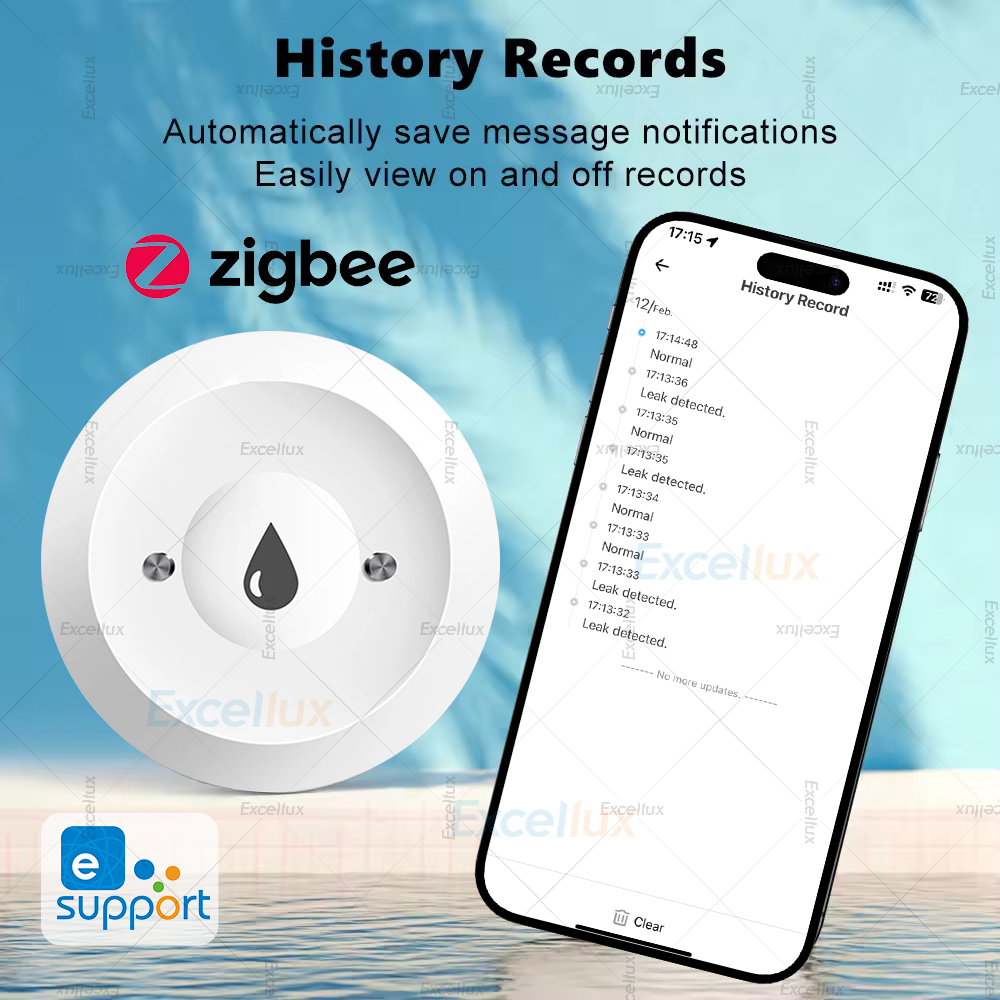 Ewelink Zigbee 3.0 Alarm Senso - Water Alarm Sensor ulasan dan harga