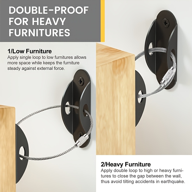 Penyangga Dinding Furnitur den - Earthquake Anchor Strap ulasan dan harga